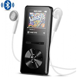 Chollo - Reproductor Bluetooth MP3 AGPTEK A29 (8GB) + Auriculares
