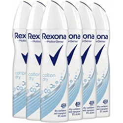 Rexona Algodón Cotton Dry Desodorante antitranspirante mujer Pack 6x 150ml