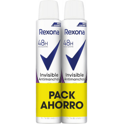 Rexona Woman Invisible B&W Spray 200ml (Pack de 2)