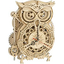 Chollo - Robotime ROKR Owl Clock | LK503