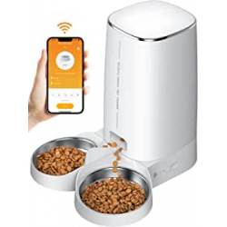 Chollo - ROJECO Comedero Autom&aacute;tico WiFi 4L 2 Cuencos