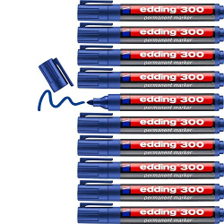 edding 300 Azul (Pack de 10)