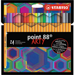 STABILO point 88 Arty (Set de 24) | ‎8824/1-20