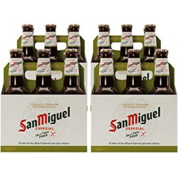 San Miguel Gluten Free Botella 33cl (Pack de 24)