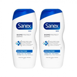 Sanex BiomeProtect gel de ducha y baño hidratante Dermo Protector 2 x 600 ml