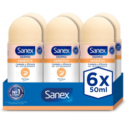 Sanex Dermo Sensitive Roll-on 50ml (Pack de 6)