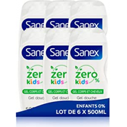 Chollo - Sanex Zero% Kids Gel de Ducha 500ml (Pack de 6)