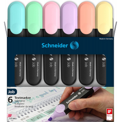 Chollo - Schneider Pen Job Pastel (Pack de 6) | 115097