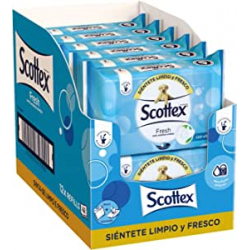 Chollo - Scottex Fresh Papel higiénico húmedo Pack 456 unidades | 4595184