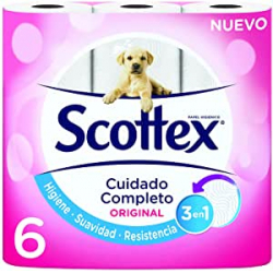 Chollo - Scottex Original Cuidado Completo Papel higiénico 6 rollos