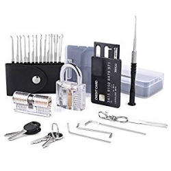 Chollo - Set de Cerrajero con Candado &plus; Cerradura &lpar;23 Piezas&rpar; Tacklife LP01