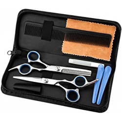 Chollo - Set de Peluquer&iacute;a 2 Tijeras &plus; Peine &plus; Pinzas