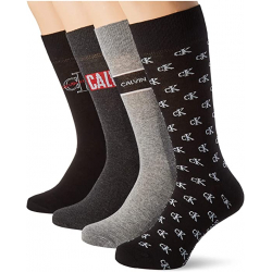 Chollo - Set regalo de 4 pares de calcetines Calvin Klein | CJM203DR01