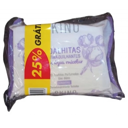 Chollo - SKINO Toallitas Desmaquillantes con Agua Micelar 40 unidades