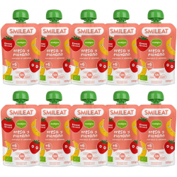 Chollo - Smileat Pouch Fresa y Pl&aacute;tano 100g &lpar;Pack de 10&rpar;