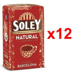 Soley Café Molido Natural 250g (Pack de 12)