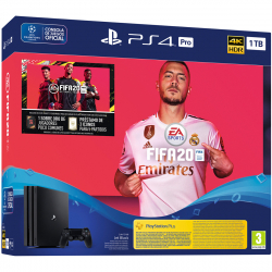 Chollo - Sony PlayStation PS4 Pro 1TB (Chasis G) + FIFA 20 Ultimate Team + Voucher FUT + PS 14 Días