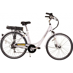 Chollo - Swifty 700c Routemaster Hybrid Low Step Over Electric Bike White