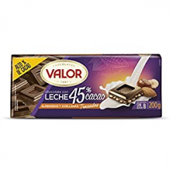 Chollo - Valor Chocolate con leche 45% con Almendras y Avellanas 200g