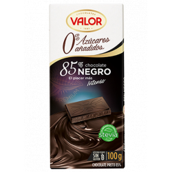 Chollo - Valor Chocolate Negro 85% 0% Azúcares añadidos 100g