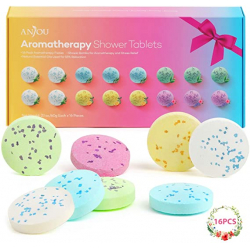 Chollo - Tabletas de ducha efervescentes Anjou para aromaterapia Pack 16x 60g &vert; AJ-PCN083 ES