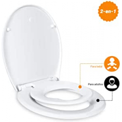 Chollo - Tapa WC con Asiento 2 en 1 Tacklife DBTS02BJ