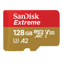 Chollo - Tarjeta de Memoria SanDisk Extreme MicroSDXC 128GB, Clase 10, V30, U3