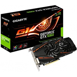 Chollo - Tarjeta Gráfica Gigabyte GeForce GTX 1060 G1 Gaming (Rev.2) 6GB GDDR5