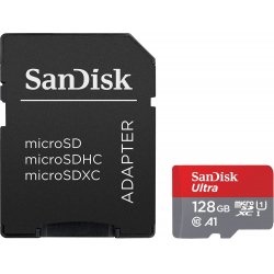 Tarjeta MicroSD XC 128GB Sandisk Ultra U1 A1