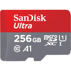 Chollo - Tarjeta MicroSD XC 256GB Sandisk Ultra U1 A1