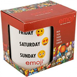Chollo - Taza Cer&aacute;mica Emoji D&iacute;as de la Semana &lpar;325ml&rpar;