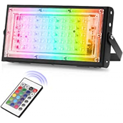 Chollo - Techgomade 25W RGB Foco LED  | TGM-FL04-RGB