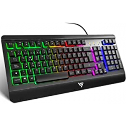 Chollo - Teclado Gaming Victsing Rainbow LED