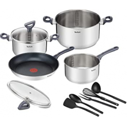 Chollo - Tefal Daily Cook Set Sartenes y Cazos 4 Piezas &plus; 5 Utensilios