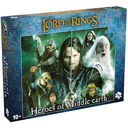 Winning Moves Heroes of Middle Earth - The Lord of the Rings Jigsaw Puzzle 1000 piezas  | WM01342-ML1-6