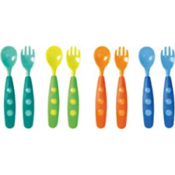 Chollo - Tigex Lote 8 cucharas y tenedores 6m+
