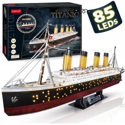 Titanic LED CubicFun 3D Puzzle