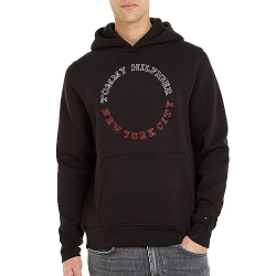 Tommy Hilfiger Monotype Roundall Hoodie | MW0MW32655BDS