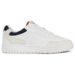 Chollo - Tommy Hilfiger Leather Cupsole Basketball Trainers | FM0FM04730YBS