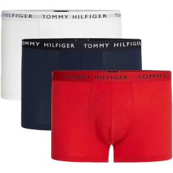 Tommy Hilfiger Essential Logo Waistband Trunks 3-Pack | UM0UM022030WS