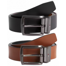 Chollo - Tommy Hilfiger TH Denton 3.5 Reversible Leather Belt | AM0AM11224BDS