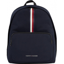 Chollo - Tommy Hilfiger TH Skyline Stripe Padded Logo Signature Backpack | AM0AM12088DW6