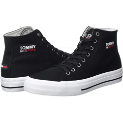 Chollo - Tommy Jeans Mid Cut Long Lace Zapatillas altas hombre | Tommy Hilfiger EM0EM00662
