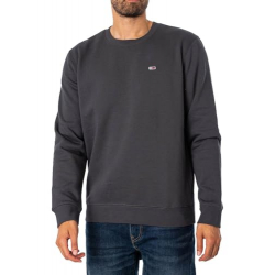 Tommy Hilfinger Tommy Jeans TJM Flag Patch Regular Fleece C-Neck Sweatshirt | DM0DM09591PUB