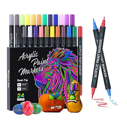 Chollo - TrendGate Farben Acrylic Paint Markers Pack de 24