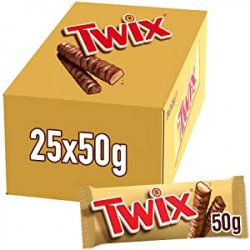 Chollo - Twix 50g &lpar;Pack de 25&rpar;