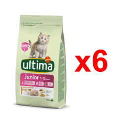 Chollo - Ultima Junior Alimento seco para gatos Pack 6x 400g