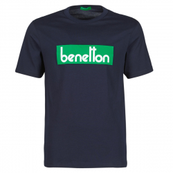 Chollo - United Colors of Benetton Camiseta con estampado de logotipo Hombre