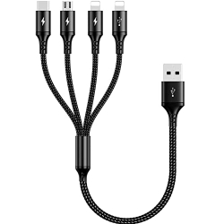 UZAHSK Multi USB Cable 4 en 1