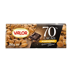 Chollo - Valor Chocolate Negro 70% con Almendras 250g